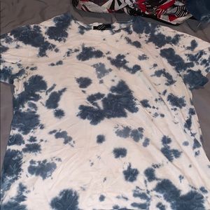 Ty dye Blue and white t shirt
